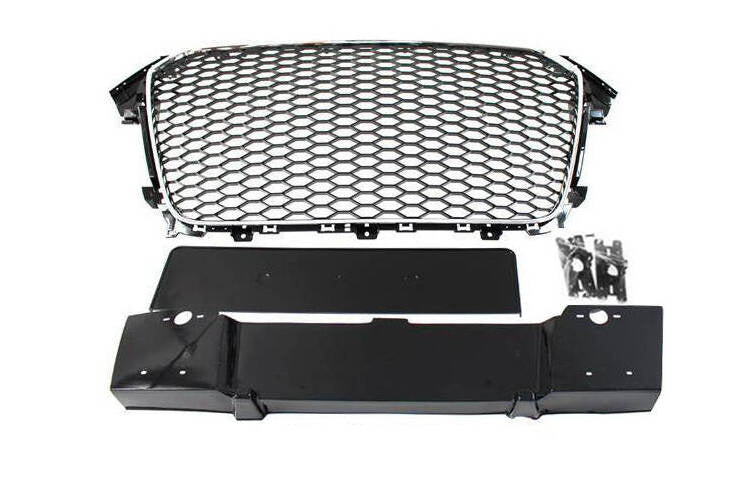 Grill Audi A4 B8 RS-Style Chrome-Black PDC