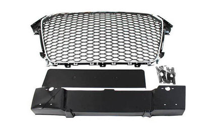 Grill Audi A4 B8 RS-Style Chrome-Black PDC