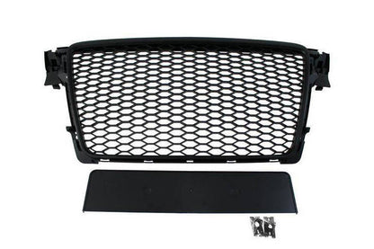 Grill Audi A4 B8 RS-Style Gloss Black PDC