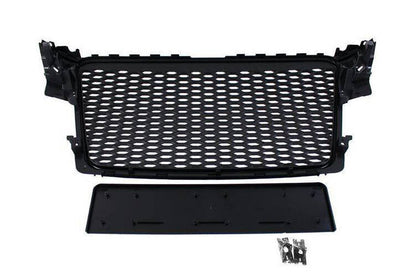 Grill Audi A4 B8 RS-Style Gloss Black PDC