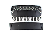 Grill Audi A6 C6 RS-Style Silber-Schwarz