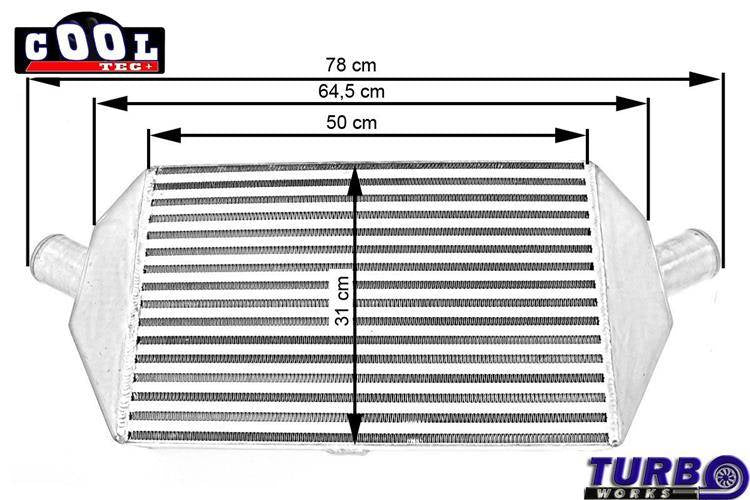TurboWorks Intercooler Mitsubishi Lancer Evolution 7 8 9 2.0T + Piping Kit