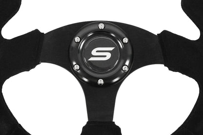 Steering wheel SLIDE 320mm offset:20mm Suede Black