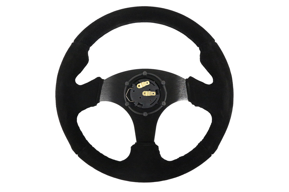 Steering wheel SLIDE 320mm offset:20mm Suede Black