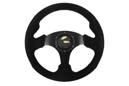 Steering wheel SLIDE 320mm offset:20mm Suede Black
