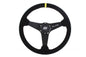 Steering wheel SLIDE 350mm offset:20mm Suede Yellow