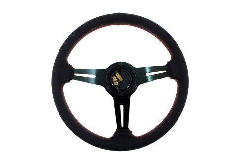 Steering wheel Pro 350mm offset:40mm Leather Black
