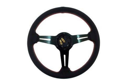Steering wheel Pro 350mm offset:40mm Leather Black