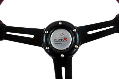 Steering wheel Pro 350mm offset:40mm Leather Black
