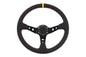 Steering wheel Pro 350mm offset:80mm Leather Black