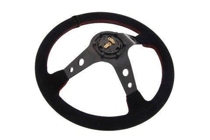 Steering wheel Pro 350mm offset:80mm Suede Black