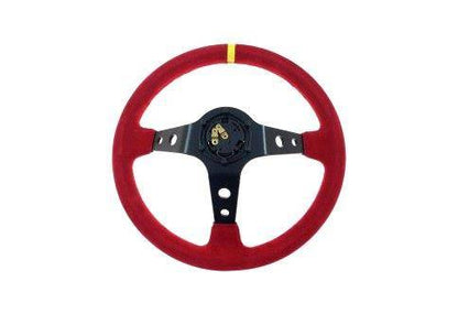 Steering wheel Pro 350mm offset:80mm Suede Red