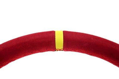 Steering wheel Pro 350mm offset:80mm Suede Red
