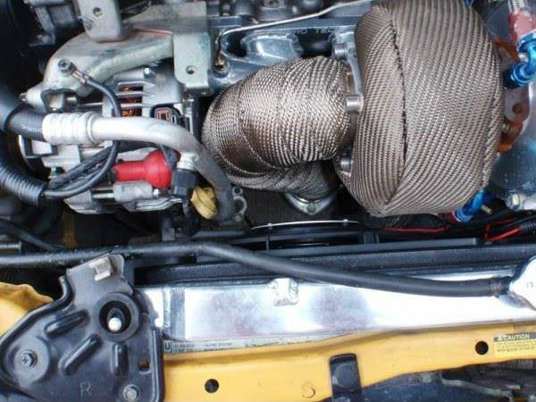 Epman Exhaust turbo blanket T5, T6 Titanium