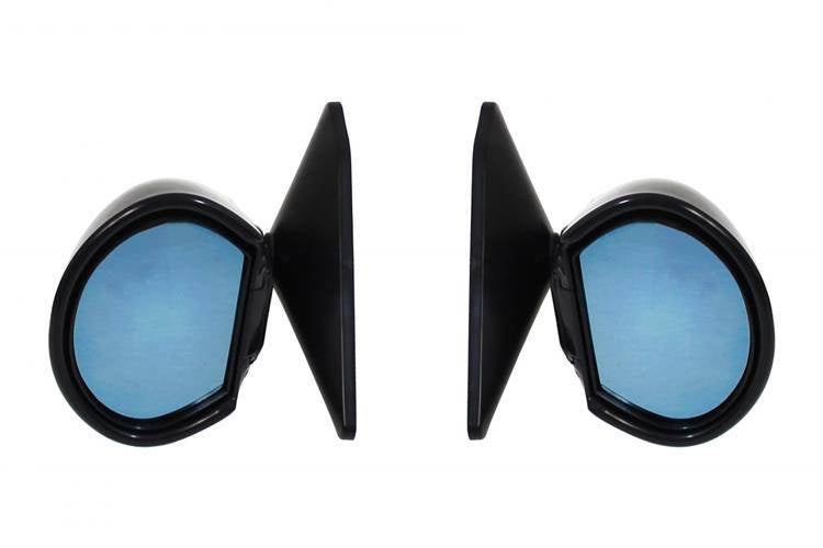 Mirrors Uniwersalne K-20 Black Manual Blue Glass