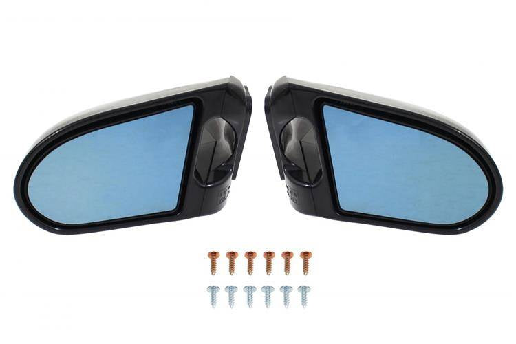 Mirrors Uniwersalne ZERO Black Manual Blue Glass