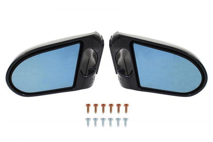 Mirrors Uniwersalne ZERO Black Manual Blue Glass