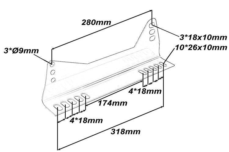Universal seat brackets