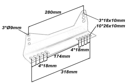 Universal seat brackets