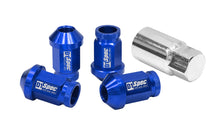 Radmuttern D1Spec Replica 40mm M12x1,25 Blau