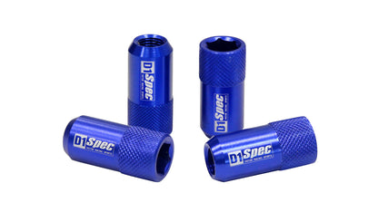 Radmuttern D1Spec Replica HEX M12x1,5 Blau