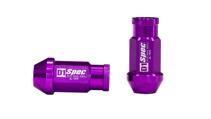 Wheel lug nuts D1Spec Replica M12x1,5 purple