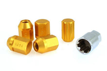 Wheel lug nuts Epman RS M12x1,25 Gold Locking