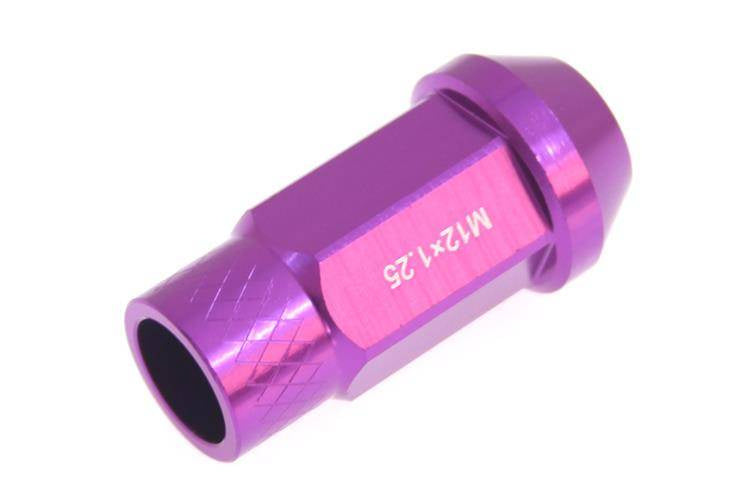 Wheel lug nuts JBR 50mm M12 x1,25 Purple
