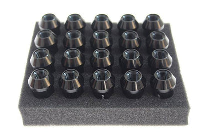 Wheel lug nuts JBR 50mm M12 x1,5 Black