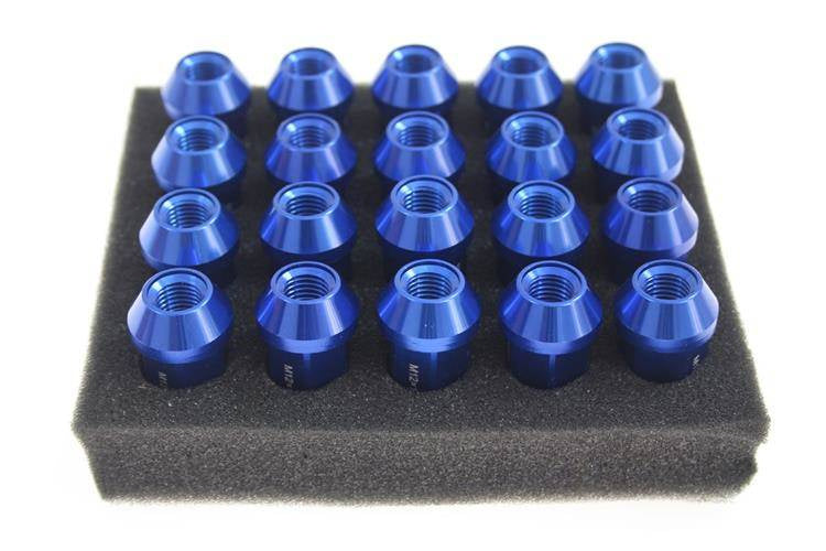 Wheel lug nuts JBR 50mm M12 x1,5 Blue