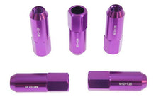 Wheel lug nuts JBR 60mm M12 x1,25 Purple