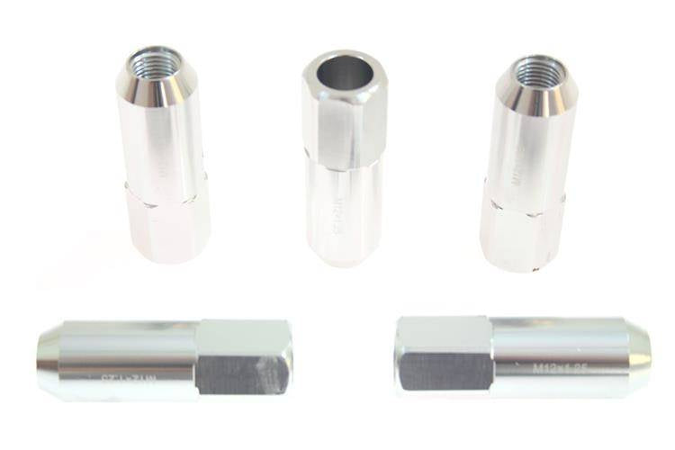 Wheel lug nuts JBR 60mm M12 x1,25 Silver