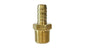 Nipple 1/2" to 12mm hose Brass