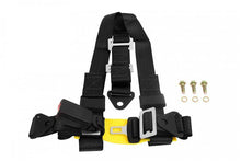 Racing seat belts 3p 2" Black - E4