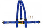 Racing seat belts 3p 2" Blue - E4