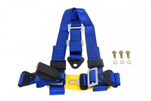 Racing seat belts 3p 2" Blue - E4