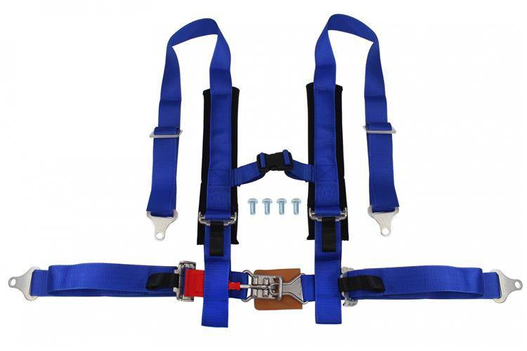 Racing seat belts 4p 2" Blue - Offroad