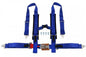 Racing seat belts 4p 2" Blue - Offroad