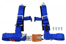 Racing seat belts 4p 2" Blue - Offroad