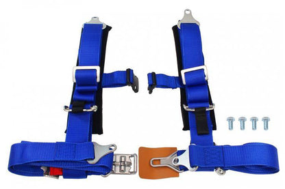 Racing seat belts 4p 2" Blue - Offroad