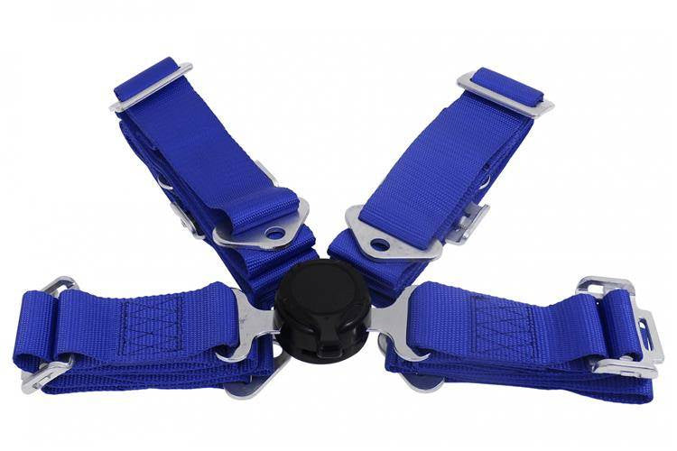 Racing seat belts 4p 2" Blue - Quick