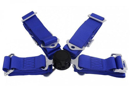 Racing seat belts 4p 2" Blue - Quick