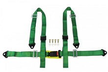Racing seat belts 4p 2" Green - E4