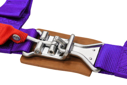 Racing seat belts 4p 2" Purple - Offroad