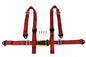Racing seat belts 4p 2" Red - E4
