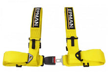 Racing seat belts 4p 3" Epman Yellow