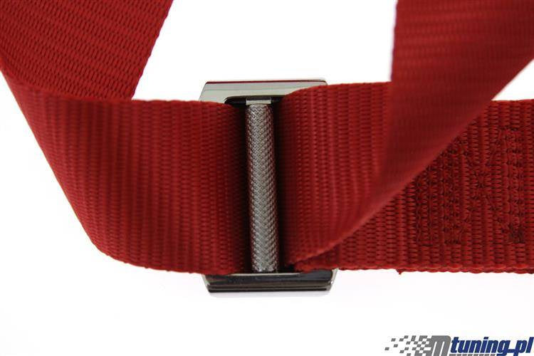 Racing seat belts 4p 3" Red - Pro Sport