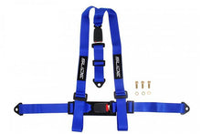 Racing seat belts Slide 3p 2" Blue E4 Homologation