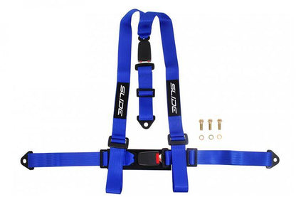 Racing seat belts Slide 3p 2" Blue E4 Homologation