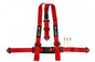 Renn-Sicherheitsgurte Slide 3p 2" Rot E4-Homologation